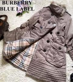 【お値下げ】【Burberry Bluelabel】ロングダウンコート BURBERRY BLUE LABEL バーバリーブルーレーベル ダウンコート