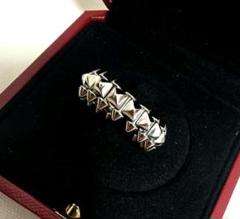 Cartier クラッシュドゥカルティエ リング 57号 WG MM ミディアム