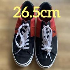 Polo 黒/赤 スニーカー 26.5cm