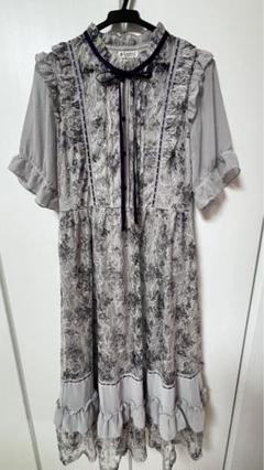 axes femme ワンピース パープル レース