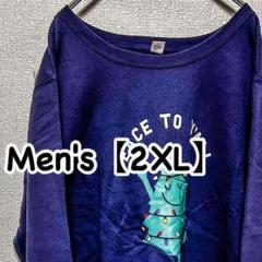 HH13【US輸入】OLD NAVY　スウェット【メンズ2XL】ネイビー