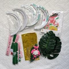 新品未使用★1歳誕生日 装飾 デコレーション セット バルーン フラミンゴ