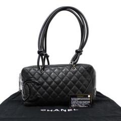 良品 シャネル カンボンライン ショルダー ボーリングバッグ B0067B