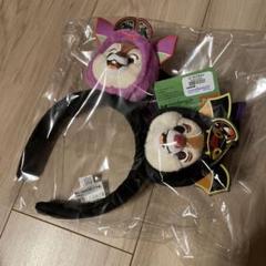チップとデール ぬいぐるみ セット &カチューシャ　香港ディズニー 香港☆正規品】チップとデール カスタマイズカチューシャ