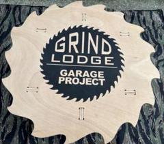 grind lodgeソーテーブル生刷り　多数　別売り専用ケース付き おしゃれキャンパー御用達！生刷りが施されたGRIND LODGE