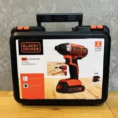 ‎【新品未使用品】BLACK+DECKER インパクト18v 1.5Ah2個付きのサムネイル