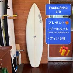 未使用品 プレゼント付きnサーフボード サーフィン ショート 6'0