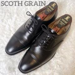 HIROKAWA SCOTCH GRAIN 黒レザーシューズ SCOTCH GRAIN HIROKAWA ブラックレザーシューズ