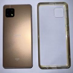 UQモバイル　SIMフリー AQUOS sense 6s SHG07 カバー付き