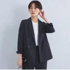 グリーンレーベル カチリラジャケット＆パンツ＆スカートスーツ サイズ36 グリーンレーベルリラクシング カチリラ ノーラペル ジャケット