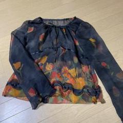 【未使用品】PRIDE　プライド　ロングシアーノースリーブチュニック　38 セール】【forksy.】ワッシャーオーガンジーシアーノースリーブ