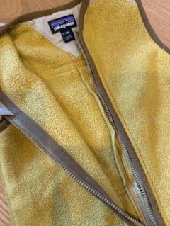 patagonia フリースジャケット イエロー12-18m