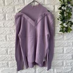 『JILL STUART』ジルスチュアート【FR】リブニット 肩出し おしゃれ