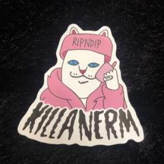 RIPNDIP 猫キャラクターステッカー KILLANERMのサムネイル