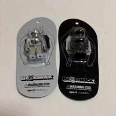 genbei BE@RBRICK 100% シルバー ブラック 2体セット