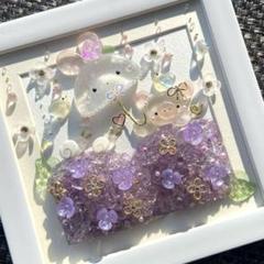 雨上がりの紫陽花〉シーグラスアート その他アート moon 通販