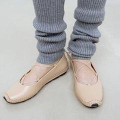 韓国注目ブランド♥︎ CUEREN クエルン バレエシューズ ベージュ フラット