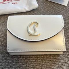 ☆新品☆ クリスチャンルブタン 三つ折り財布 パテントレザー