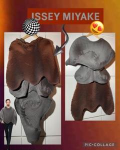 イッセイミヤケ スチームストレッチ ポンチョスカート issey miyake イッセイミヤケ スチームストレッチ ポンチョスカート issey