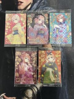五等分の花嫁 ウエハース カード 21枚まとめあ売り 箔押し