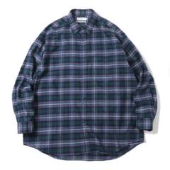 Check Flannel Oversized Regular Collar