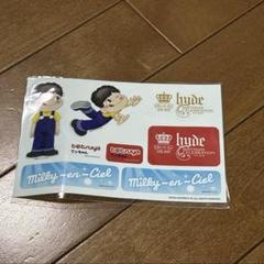 ミルキーセット　ラルくじ　アクキー×巾着 L'Arc~en~Ciel ラルク hyde誕生祭 ラルくじ 巾着 ミルキー