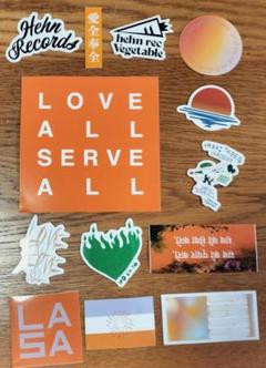 藤井風 ステッカー12枚セット LOVE ALL SERVE ALL LASA - メルカリ