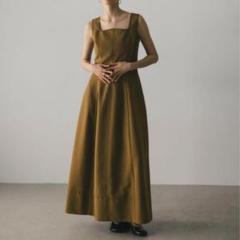 STYLEMIXER 未使用タグ付 カーブネックステッチワンピース ロング