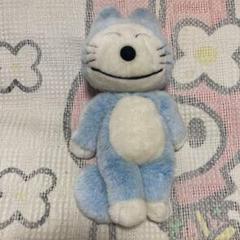 セキグチ 11ぴきのねこ ぬいぐるみ 中古品 ブルー 毛足の長い