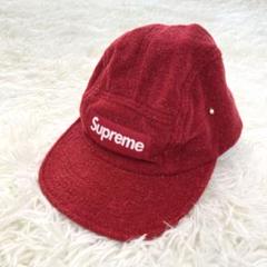 supreme シュプリーム 人気✨ テリーキャンプキャップ ラメ ボックスロゴ