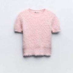 ZARA - ZARA フェイクファーニットセーター　真美子さん着用　フェイクファー　ニット ZARA - ZARA フェイクファーニットセーター 真美子さん着用