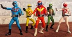 【新古⭐︎美品】秘密戦隊ゴレンジャーフィギュア　5体セット Yahoo!オークション -「フィギュア5体セット」(秘密戦隊