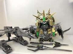 BB戦士　豪華初代頑駄無大将軍　メッキ風塗装完成品(ジャンク)SD戦国伝天下統一 BB戦士 豪華初代頑駄無大将軍 メッキ風塗装完成品(ジャンク)SD