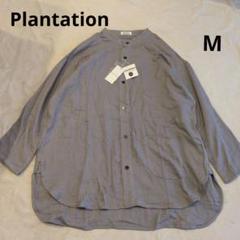 美品＊プランテーション シワ加工コットンシャツ ゆったり ベージュ系 長袖 Plantation（シャツ/ブラウス(長袖/七分)）のフリマアイテム一覧
