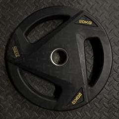 FitElite オリンピックラバープレート 20kg×1枚 アイロテック