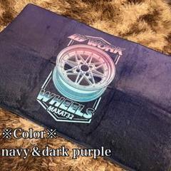 【新品未使用】WORKホイールラグマット 玄関マット インテリア