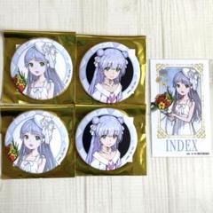 インデックス とある魔術の禁書目録 缶バッジ チェキ 描き下ろし