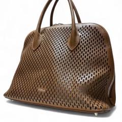 ★フルラ　パンチングレザーバッグ☆ カットワーク高級仕様/ジュニインレザー 【FURLA】フルラ