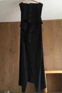 美品◇Y´s ワイズ ワンピース 切り替え ノースリーブ マキシ丈