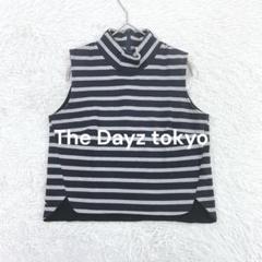 ザデイズトーキョー♡モックネックノースリーブボーダートップス F ネイビー 夏♪