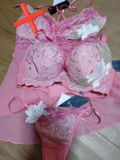 サルートsaluteキャミ ブラジャーショーツ3点セット　87g f70