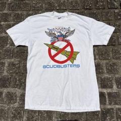 美品　90s SCUDBUSTERS ミリタリーTシャツ USA製 愛国