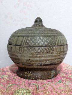 茶道具アンティーク安南染付　茶入　明骨董品 安南染付茶碗 | 京都寺町の骨董品店 古美術いもと