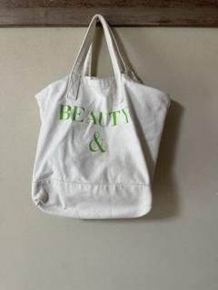 BEAUTY & YOUTH ロゴトートバッグ
