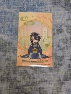 刀剣乱舞 とうらぶ 三日月宗近 箔押しカード アニメイトカフェ 十周年 刀剣乱舞十周年×アニメイトカフェ トレーディング箔押しカード