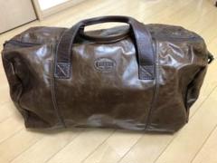 FOSSIL フォッシル 帆布 キャンバス×本革 レザー ラージ ボストンバッグ FOSSIL 本革レザー バッグ （FOSSIL フォッシル 帆布 キャンバス