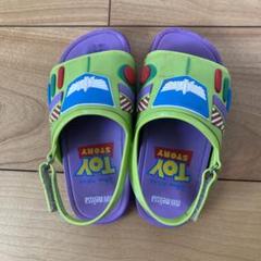 15㎝ 新品 クロックス×トイストーリー バズ ライトイヤー サンダル crocs クロックス 光る靴 クロッグサンダル レディース トイ
