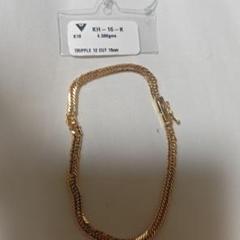 K18 トリプル12カットブレスレット 16cm
