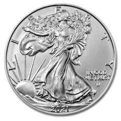 2021年 アメリカ イーグル 1oz 銀貨 カラーレッドフラグ 50枚