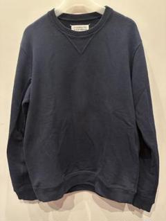 Maison Margiela エルボーパッチ スウェット ネイビー